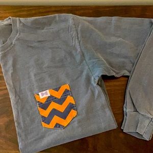Auburn themed “Frat Collection” pocket shirt
